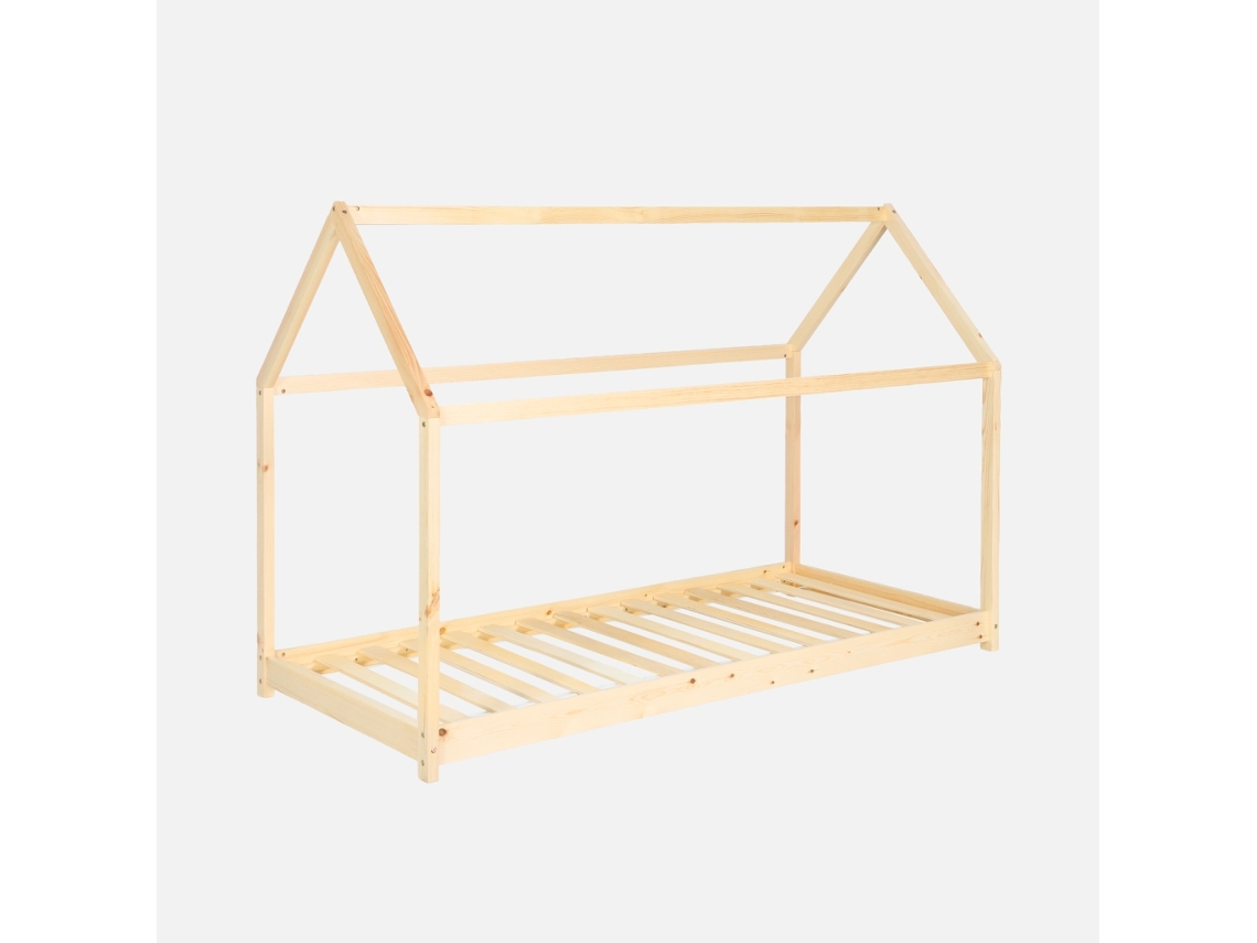 Cama SWEEEK (Bege - Madeira de Pinho - 196x99x136)