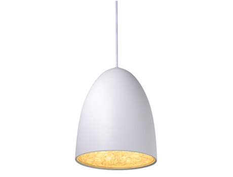 Candeeiro Suspenso DFTP Nexus 20 (Branco - E27 - 1 x 40 W - Plástico e Metal)