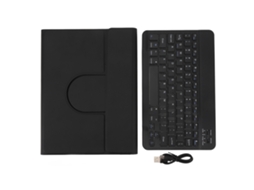2026zentro-capa De Tablet De Couro Pu Com Teclado Bluetooth Magnético E Suporte Para Caneta Para Ios 10.2 Polegadas 7ª 8ª 9ª Gênero Preto