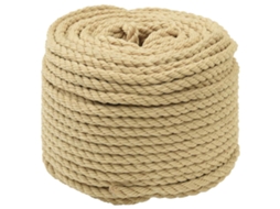Vidaxl Corda De Barco 0.8 Mm 50 M Natural