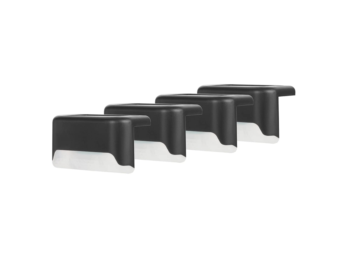 Conjunto de 6 luminárias solares IP65 para jardim e exterior AQUAFORGE