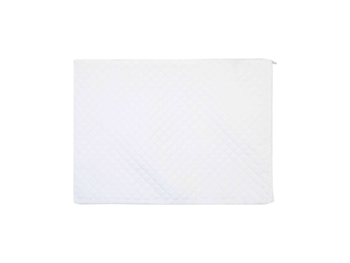 Protetor Almofada Acolchoado Com Fecho 45x60cm Branco KASA