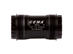 Copos de Suporte Inferior de Aço Inoxidável para Shimano T47 Prateado 68/73 Mmcema