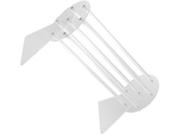 Suporte Giratório Organizador Em Acrílico Transparente Para Prendedores De Cabelo E Pulseiras.