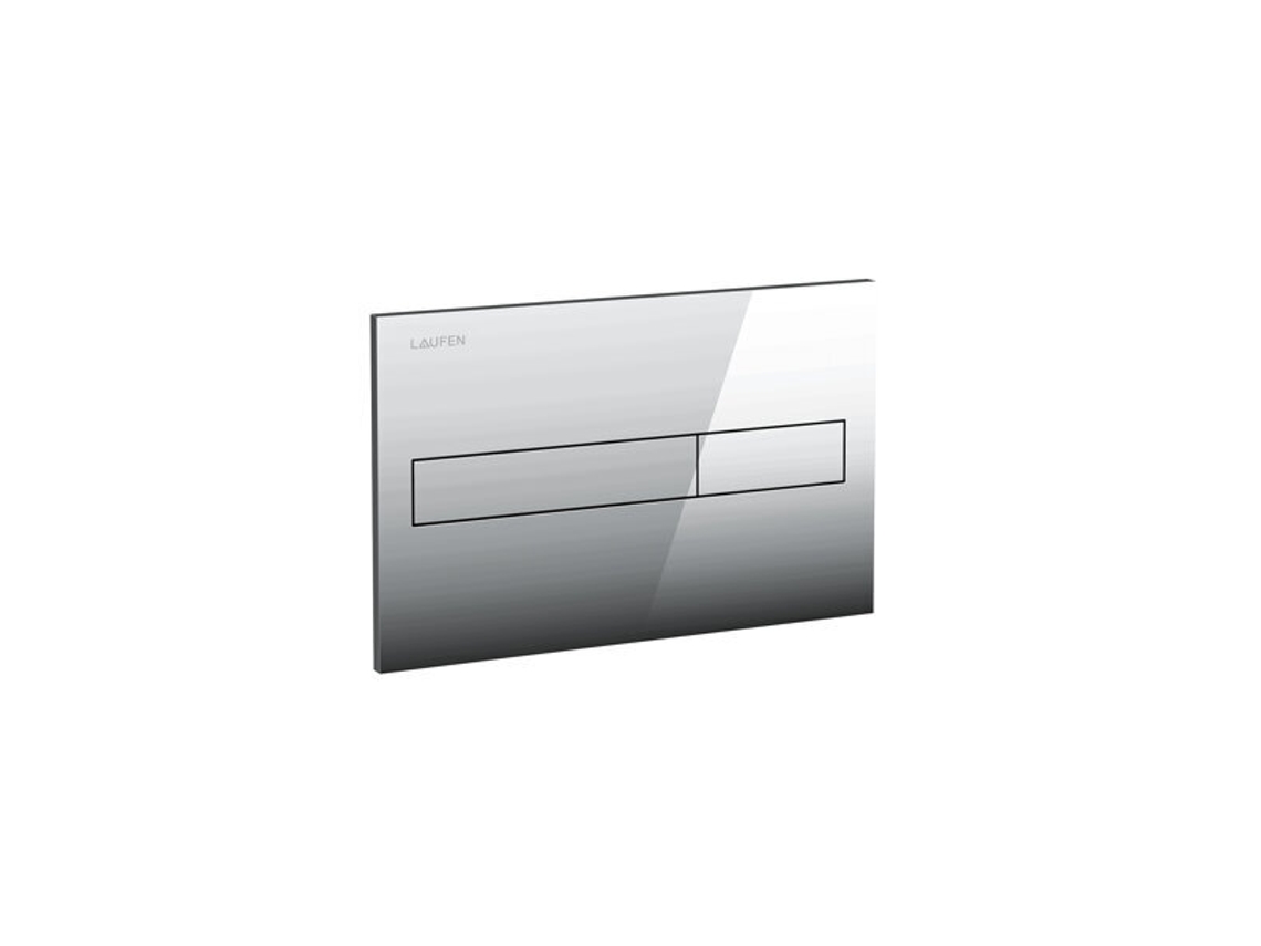 Placa de Descarga LAUFEN Aw1 Descarga Dupla 250X10X160Mm H895661 Cor: Crómio