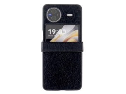 Capa De Celular De Pelúcia Com Dobradiça Para Vivo X Flip