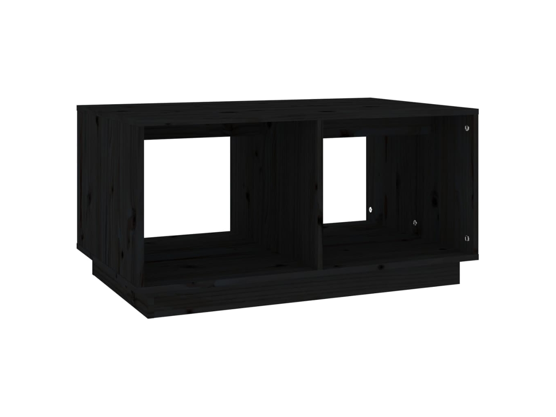 Mesa de Centro Preto MAISON EXCLUSIVE em Madeira by Pinho Maciça (80x50x40 cm)
