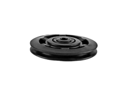 Rebe-rueda De Polea Para Gimnasio Resistente Al Desgaste Universal Accesorio Para Máquinas De Cable Instalación Fácil 9,5 Cm Negro