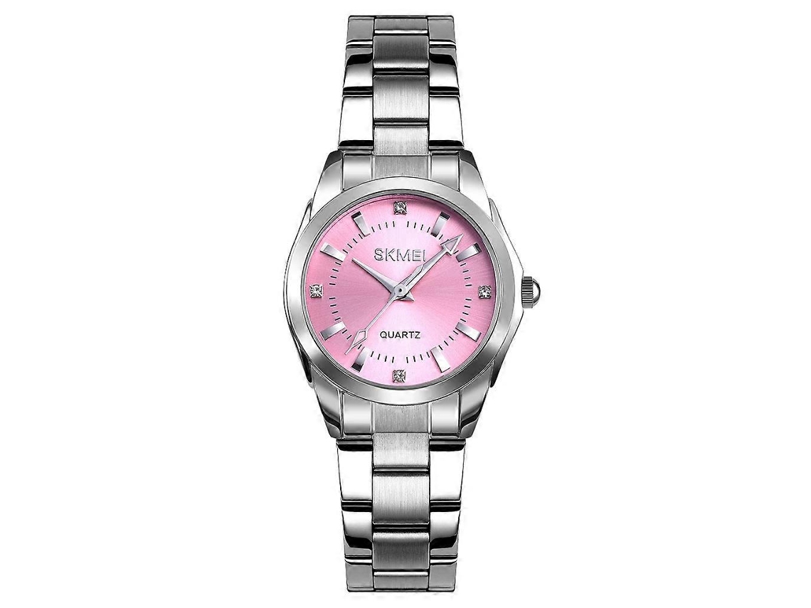 Relógio Feminino Skmei 1620 Com Strass Delicado, Criativo, Casual, À Prova D'água, Quartzo, Pulseira De Aço.