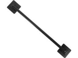 Suporte Para Toalhas Sem Furos, 45 Cm, Polipropileno Preto