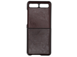 Capa de Couro Genuíno LAXISCREED para Samsung Z Flip