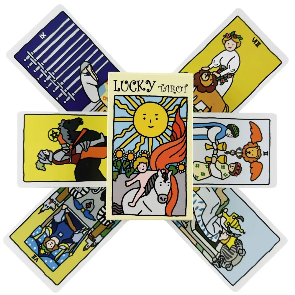 Cavaleiro: Um Baralho De Tarô Da Sorte Com 78 Cartas - Informações E Oráculo (versão Em Inglês)