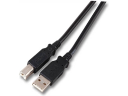 Cabo de Dados EFB ELEKTRONIK (USB A - USB B - 3 m - Preto)