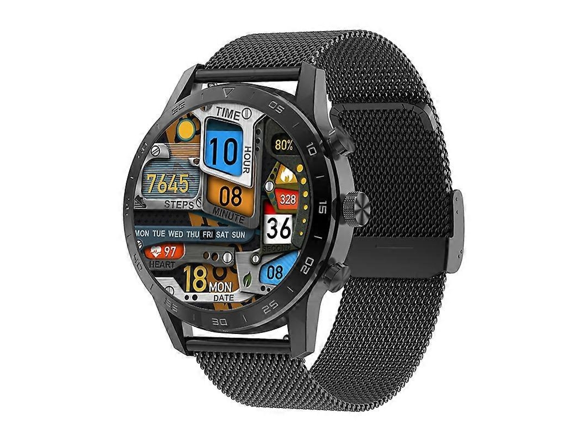 Relógio Inteligente Loaniy Dt70 Com Visor Duplo Analógico E Digital Para Chamadas