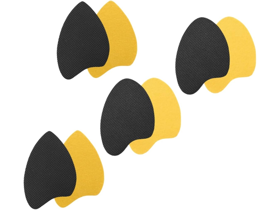 4 Pares De Adesivos Antiderrapantes Para Sapatos, Almofadas De Borracha Silenciadoras Para Calcanhares, Protetores Para