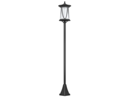 Poste Solar 17x17x127cm Abs Led Preta Ip44 VOLTEDGE