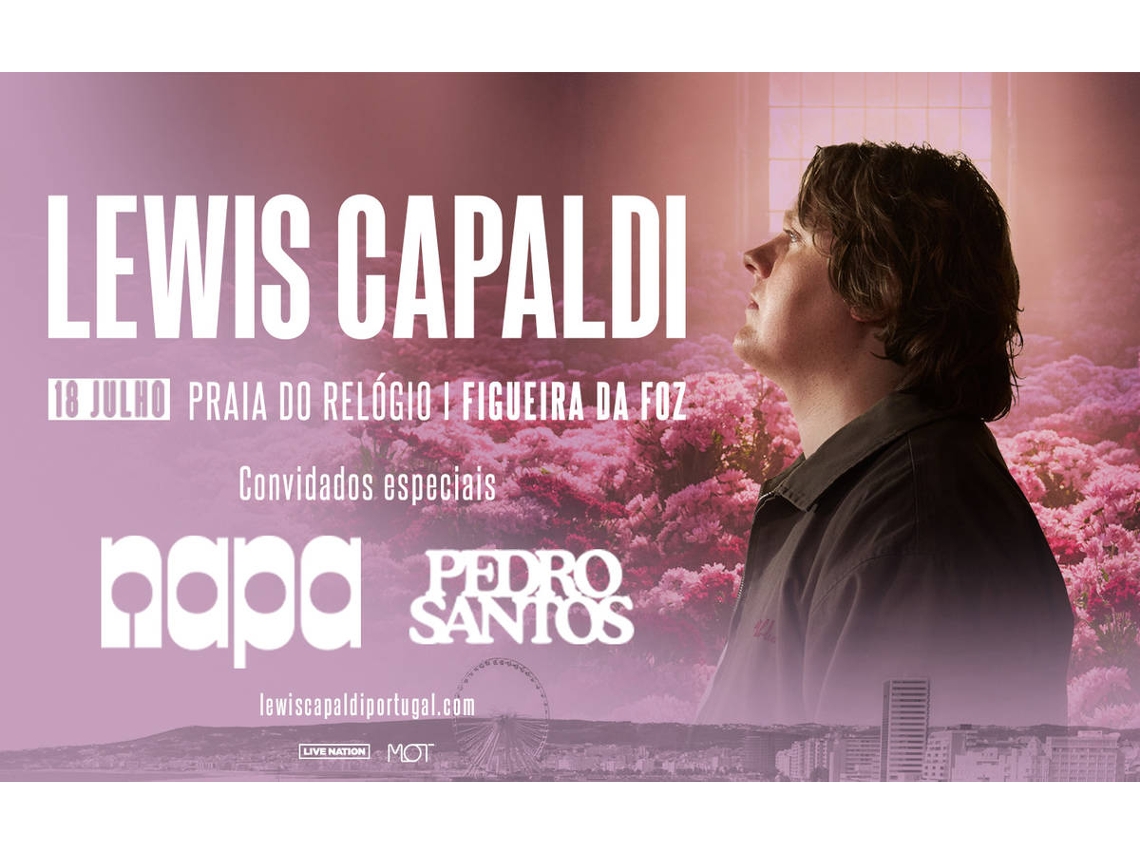 Bilhete LEWIS CAPALDI
