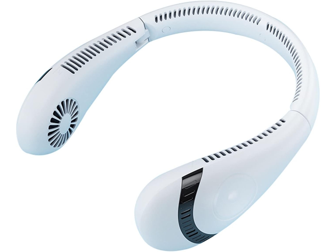 Mini ventilador de pescoço turbo para esportes, USB, compacto, 8g, S/MARCA