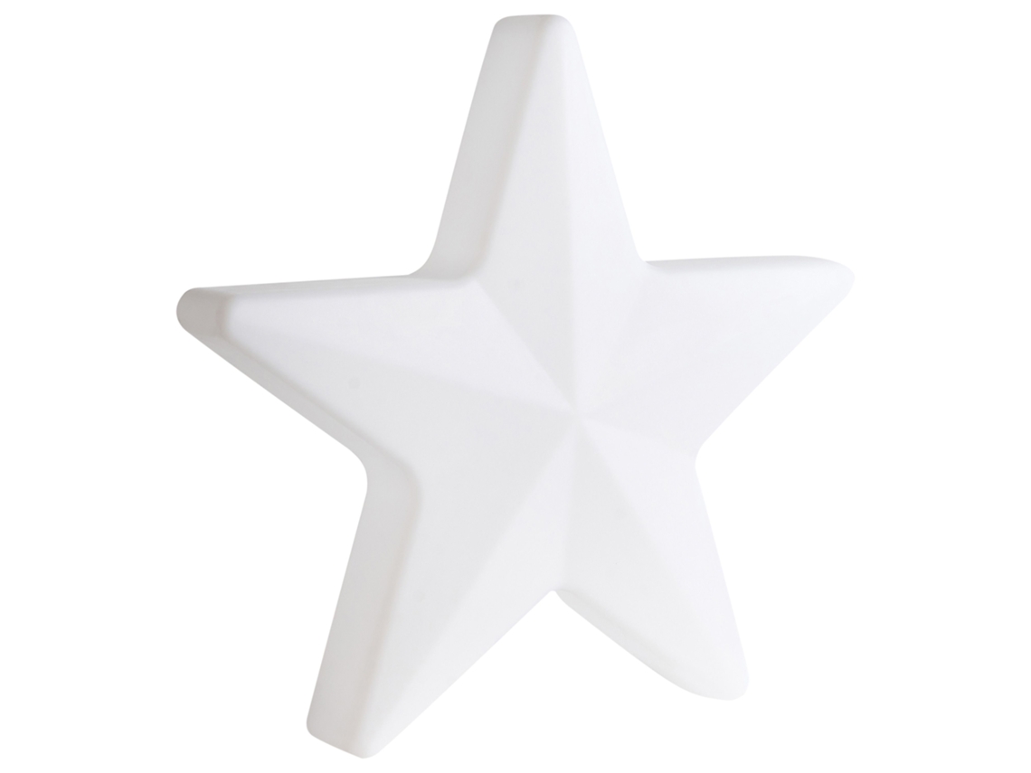 Candeeiro De Pé Led Para Exterior Olsan Estrela 76 Cm Branco