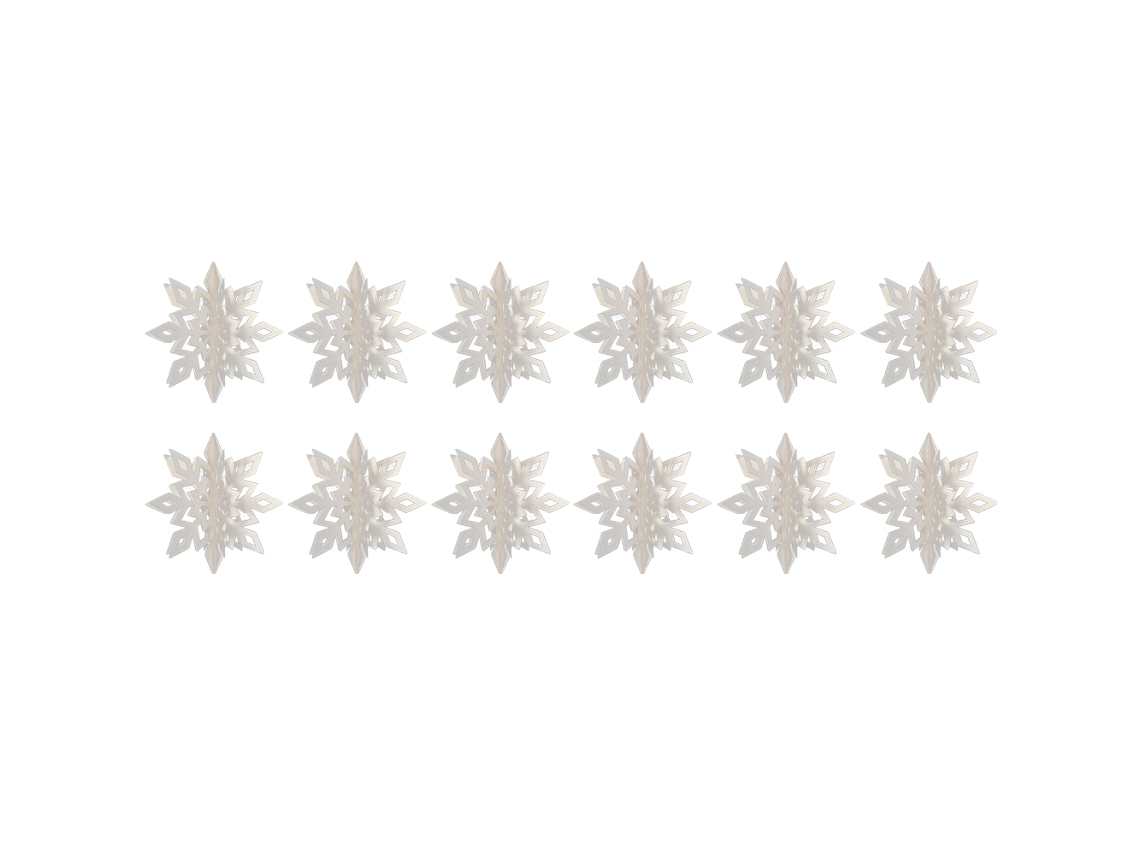 Enfeites De Flocos De Neve De Plástico Com Glitter Para Decoração De Inverno Em Árvores De Natal, Janelas E Ambientes Internos EE Aquaforge