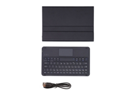 Aetheria teclado Sem Fio Detachável com Capa de Couro Sintético para Lenovo Pad Tab P11 J606f Preto