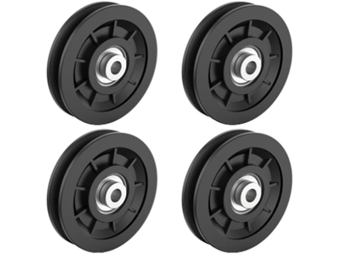 Polia Com Rolamento De Nylon Para Equipamentos Ginástica, 90 Mm,