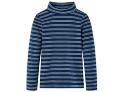 T-shirt De Manga Comprida Para Criança Azul-marinho 140