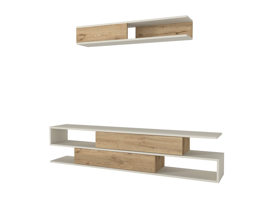 Móvel De Tv Sandstone Sepet Com Módulo De Parede