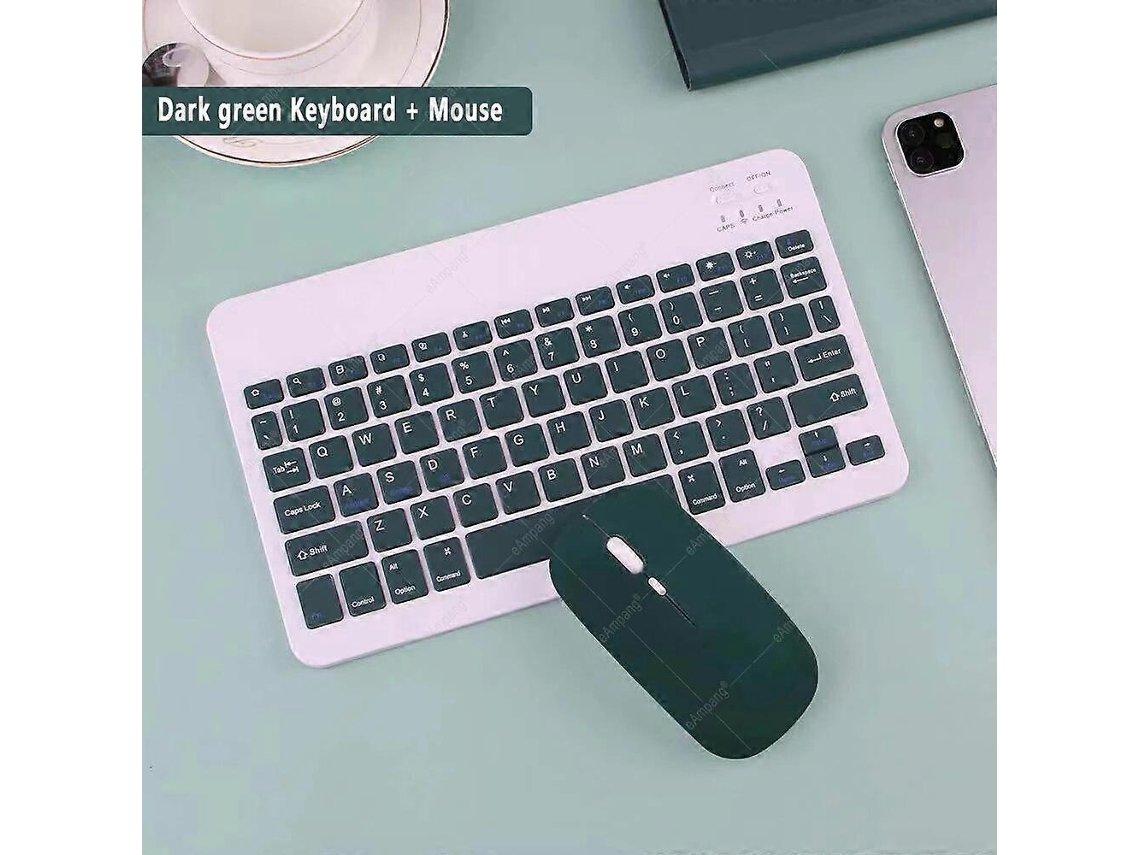 Teclado Bluetooth Compatível Com Russo, Árabe, Coreano, Espanhol, Para Android, Samsung, Windows, Apple, Mac, Ipad. Everley891