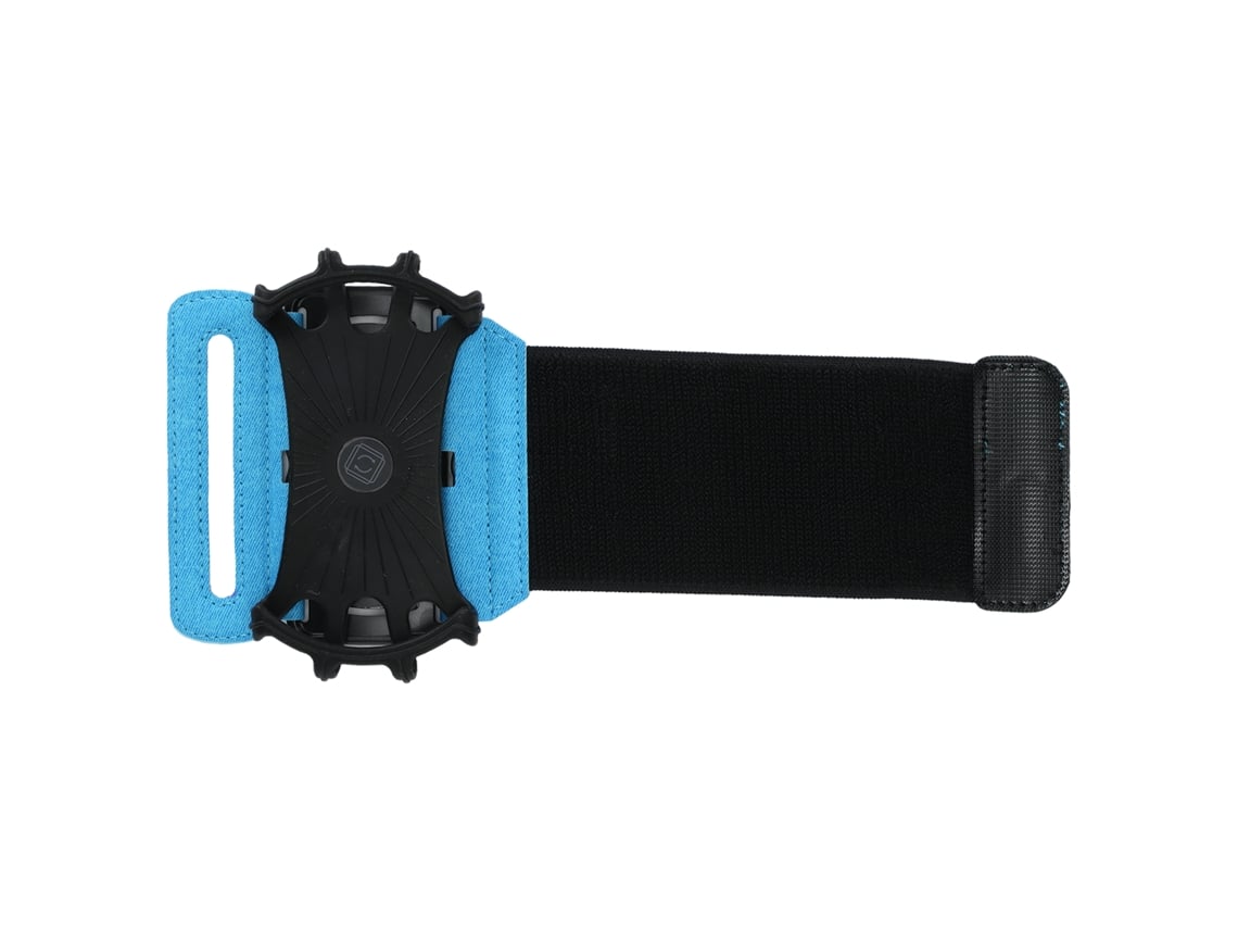 Suporte de pulseira rotativo 360 graus para telefone 4, 6,7 polegadas, para esportes, azul S