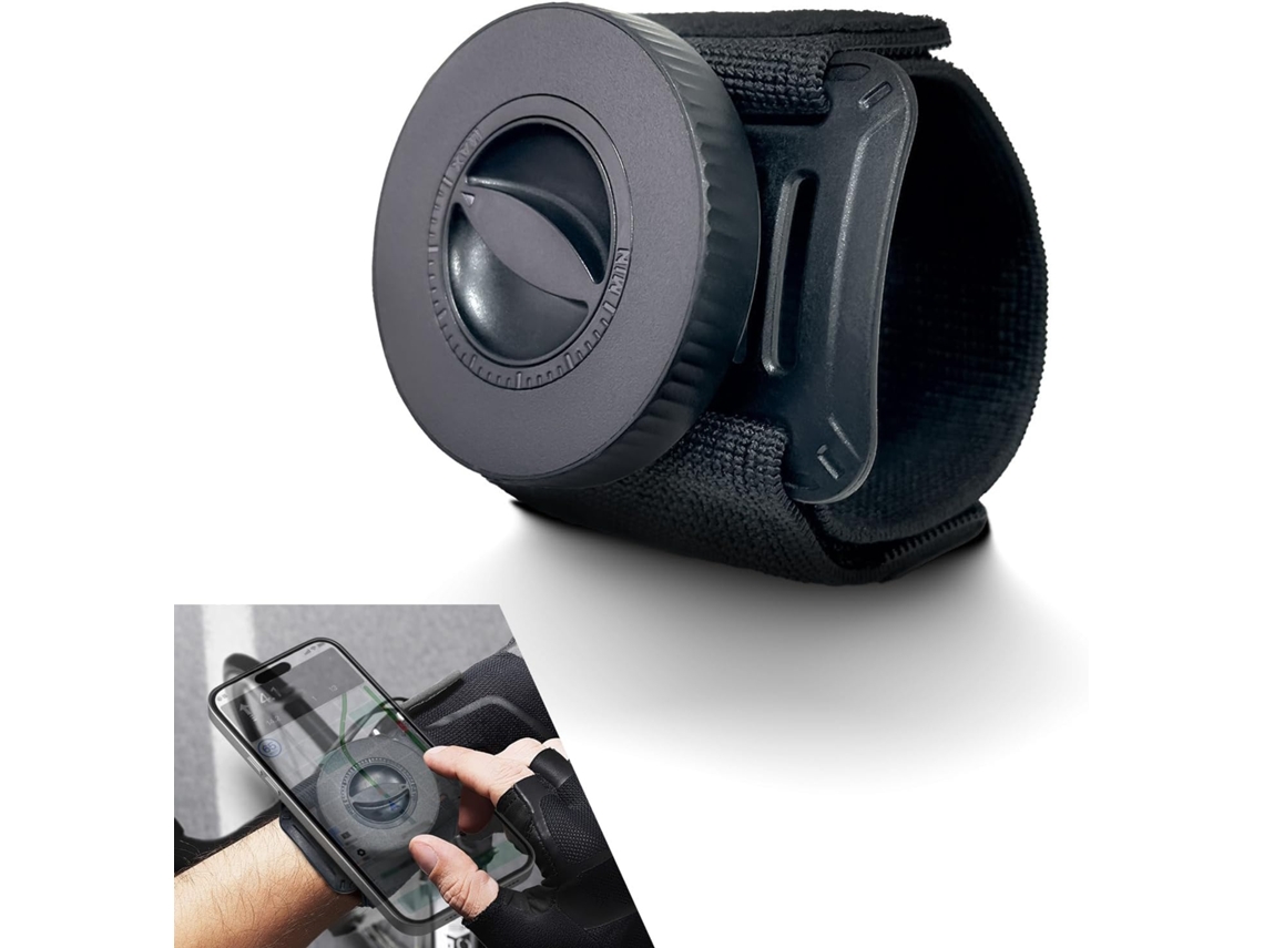 Braçadeira Magnética Para Celular Para Corrida - Braçadeira Esportiva Ajustável, Suporte Mãos-livres Para Ciclismo, Transmissões Ao Vivo E Selfies (pr