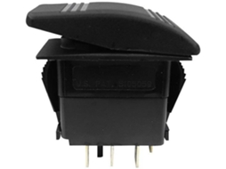 Interruptor SEACHOICE Contura Rocker Switch Illuminated Preto