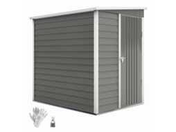 Casinha Metálica Aço Galvanizado Com Porta Trancável