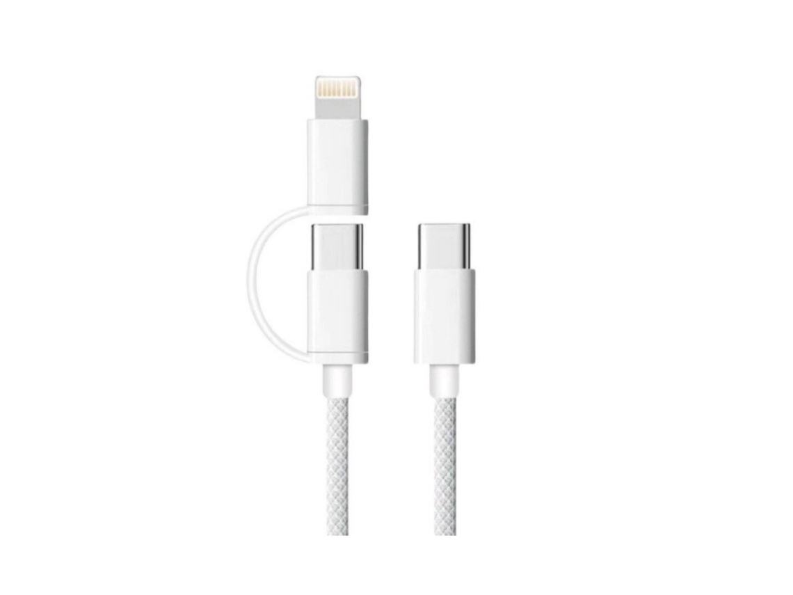 Cabo 60w Rápido Nylon Trançado Compatível Com Iphone 16