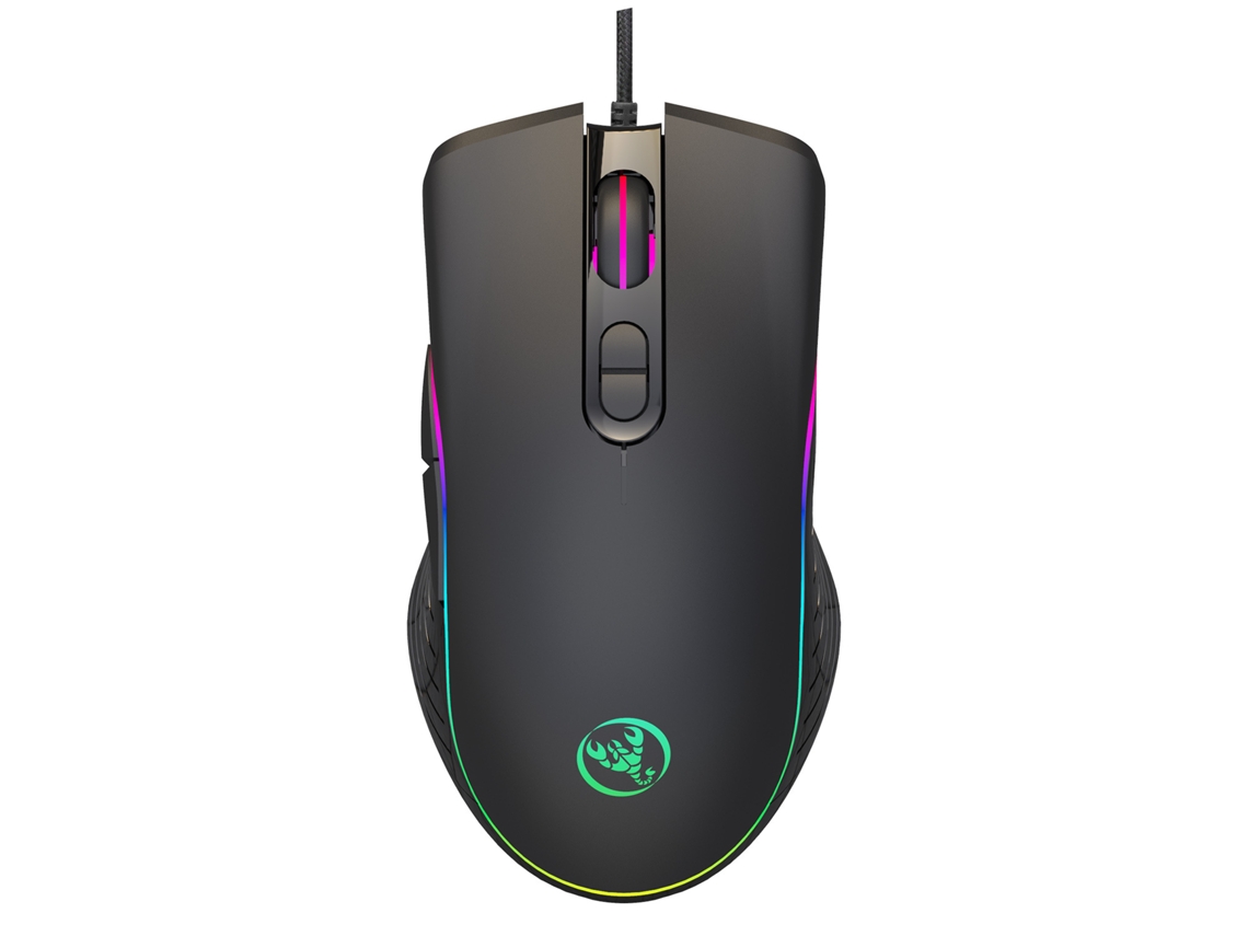 O Novo Mouse Para Jogos Rgb Luminoso Com Desktop De Notebook Com Fio Para Escritório De Jogos Dpi Ajustável De 4 Velocidades É Adequado Para Windows 2000 / Xp / Win7 / Win8 / Win10 Vista Ios De 32 Bits Ou A Versão Mais Recente.