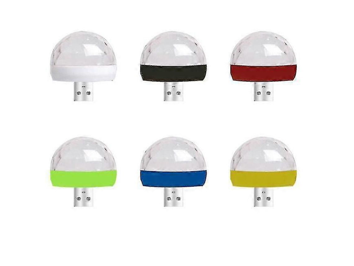 Notebook Mini Luz De Palco Rgb Led Usb Com Disco Branco