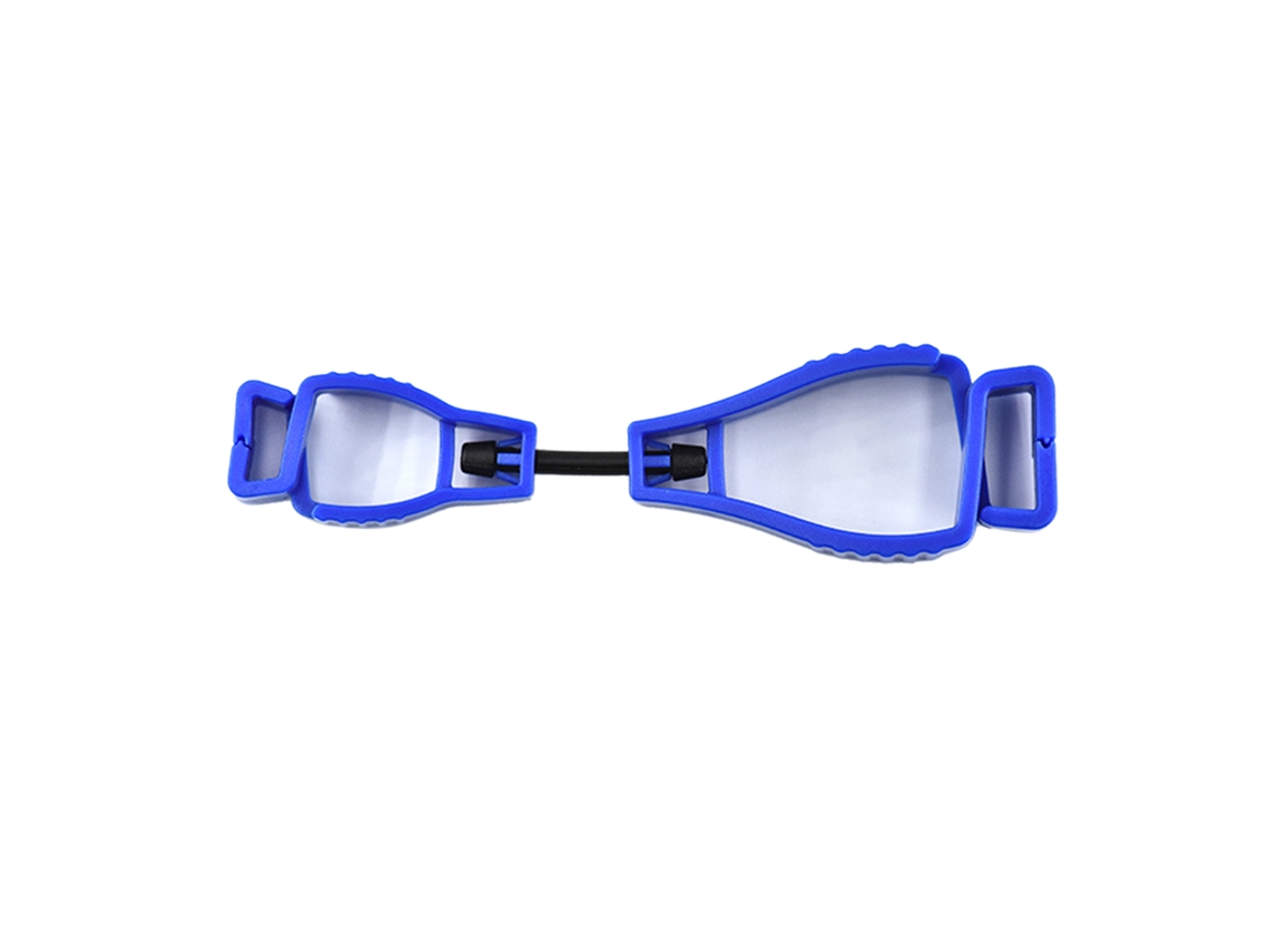 Pinça Para Luvas Plástica Antiderrapante Portátil Reutilizável Multifuncional Sem Mãos Azul