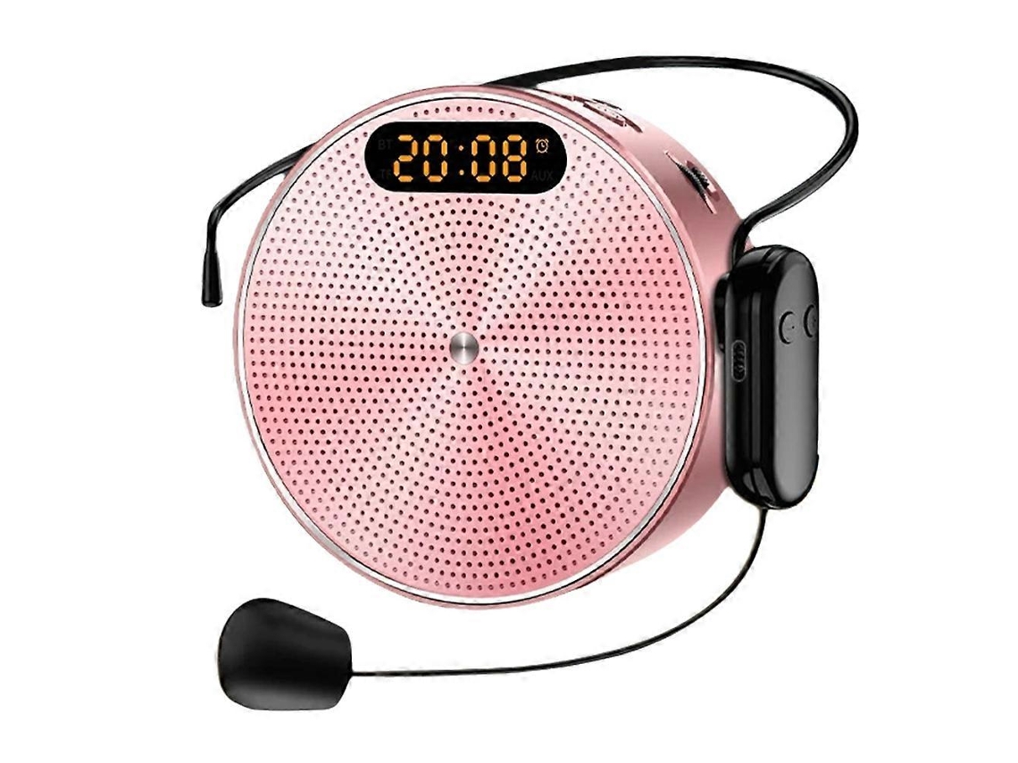 Guia Turístico Para Professores, Alto Falante Com Relógio Com Fio/sem Fio, Alto Falante Bluetooth Portátil E Microfone Dedicado Olysi Shop