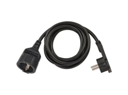 BRENNENSTUHL-1168980020-alargador elétrico ip20 h05vv-f3g1,5 de 2 m (preto) com ficha plana
