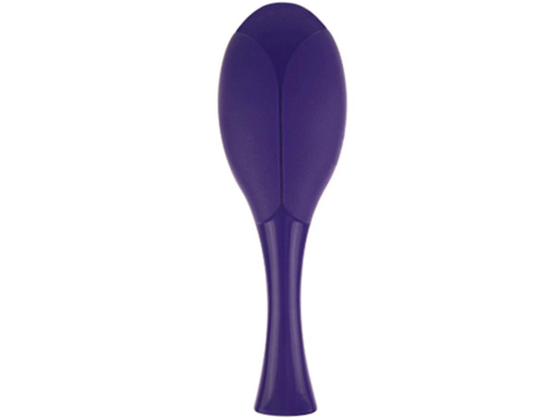 Escova de cabelo oval 2026-comb antiestática e desembaraçante, alisadora e modeladora, roxa.