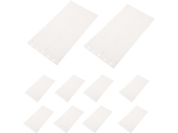 Refil de papel perfurado com 5 furos para agenda 2026, 20 folhas brancas, sistema de armazenamento versátil
