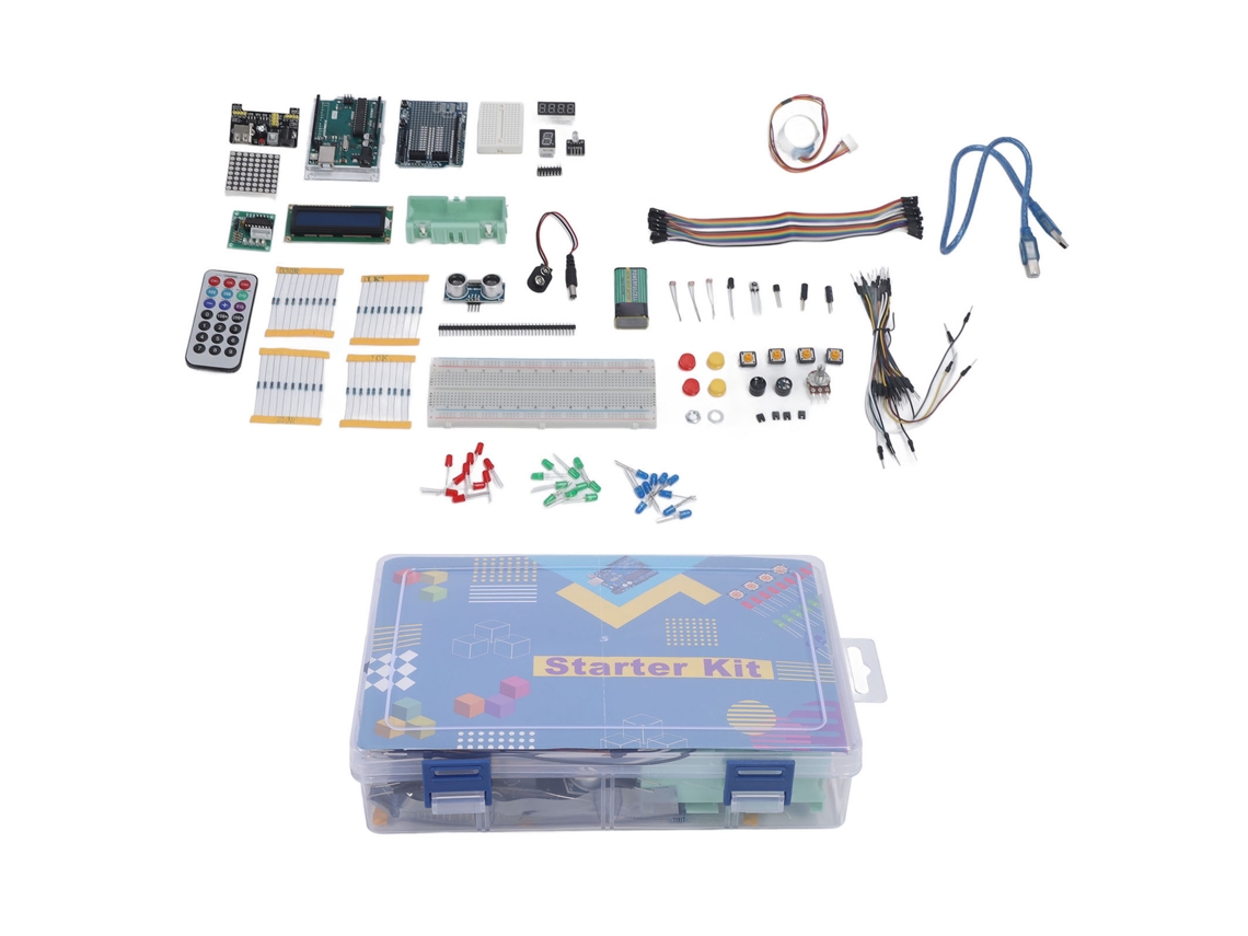 Hkj kit Inicial para Placa de Desenvolvimento R3 Módulo Rfid Motor Paso a Paso Conjunto de Aprendizagem