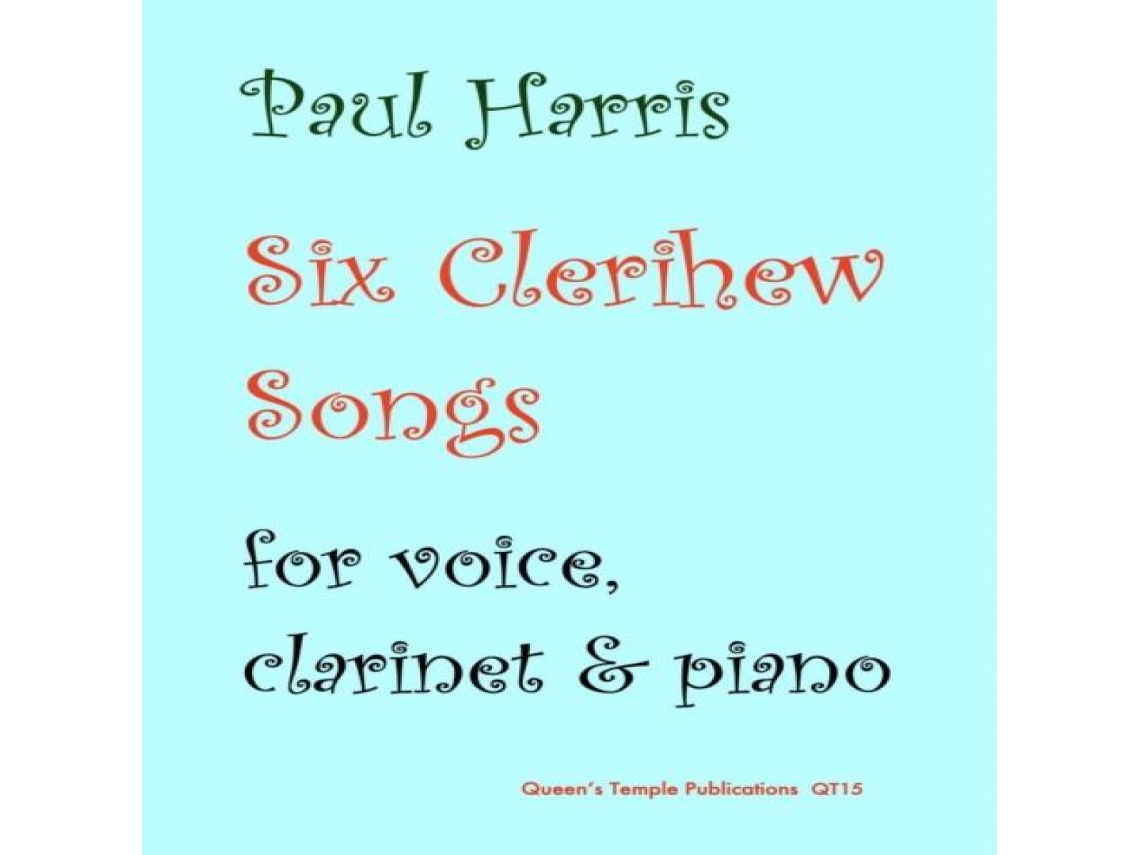 Livro Six Clerihew Songs de Queen's Temple Publications (Inglês)