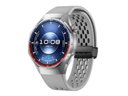 Bracelete Para Huawei Watch Gt 6 Pro - Silicone - Fecho Magnético Dobrável Preto Cinza