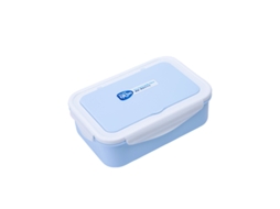 Lancheira Bento À Prova de Vazamentos para Adultos Azul Capa de Cor Sólida-1400Ml LUUCOZK