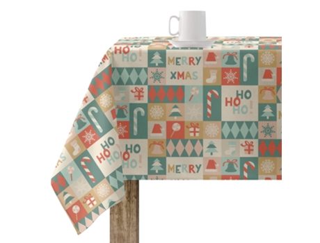 Toalha de Mesa MUARE HOME Christmas (300 x 140 cm - Algodão - Multicor)