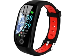 Smartwatch, Tela Colorida Com Pulseira Intente À Prova Dágua Ip70 Smartwatch Com Pedômetro De Ecg Notificação De Alarme De Sono,vermelho Yizhood