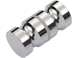 Puxador De Porta Alumínio Moderno Com Design Simples, 60mm, Para Cabines De Duche, Oferecendo Resistência À Ferrugem E
