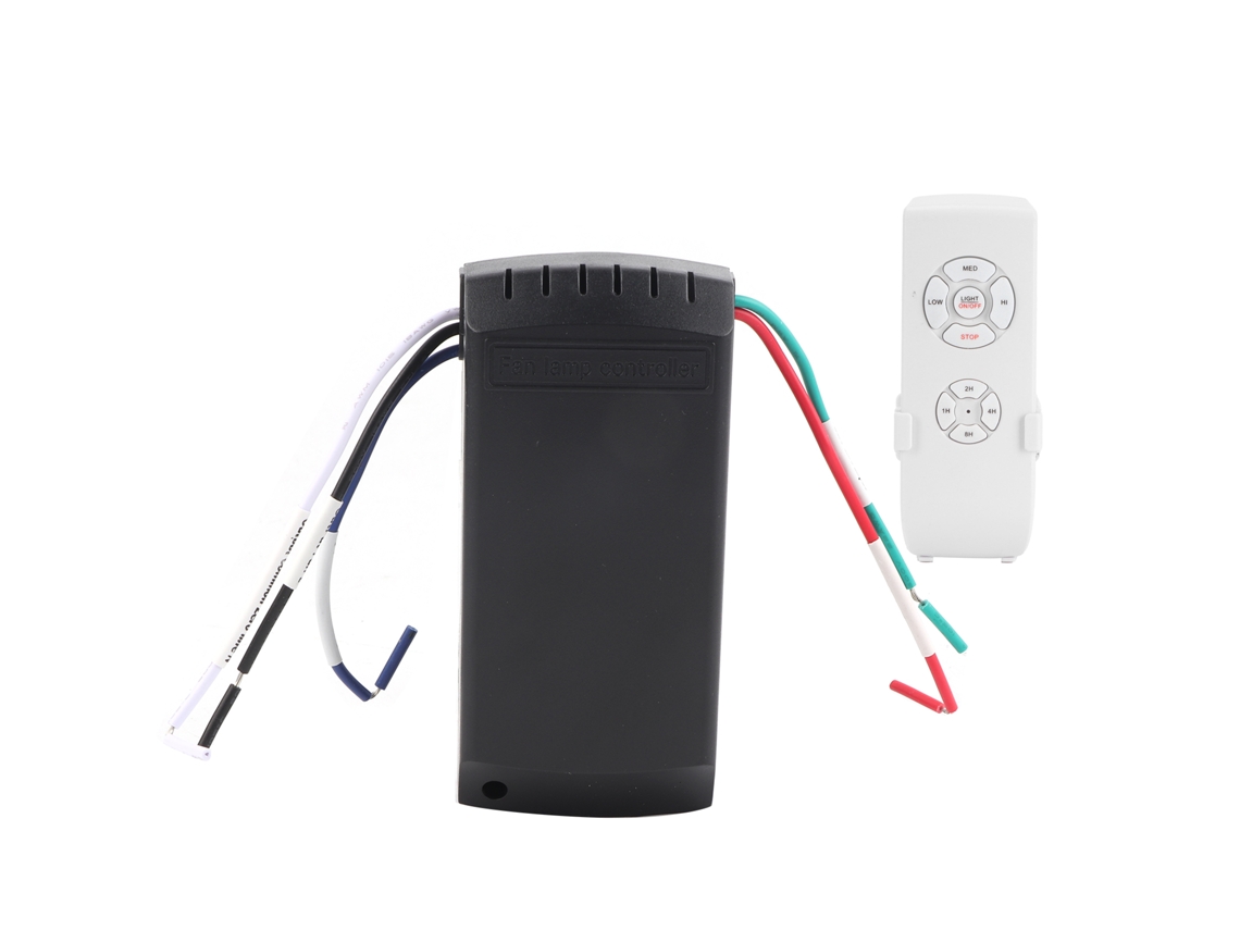 2026 kit de Controle Remoto Sem Fio com Temporizador para Ventilador de Teto e Lâmpada 85 265v