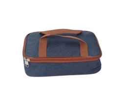 Bolsa térmica grande Aquaforge com estampa de desenho animado, multifuncional, azul-marinho